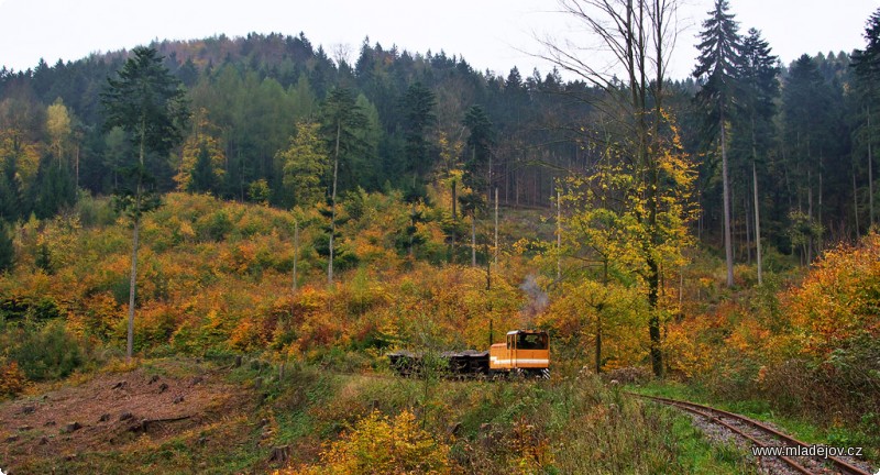 Fotografie … v&nbsp;oblouku pod štolou Josefka…