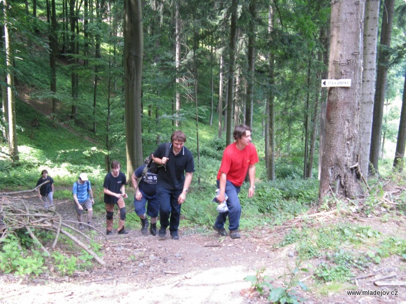 Fotografie Kolmo na vrstevnice poskytuje Hřebečovský hřbet i náročnější turistické trasy.
