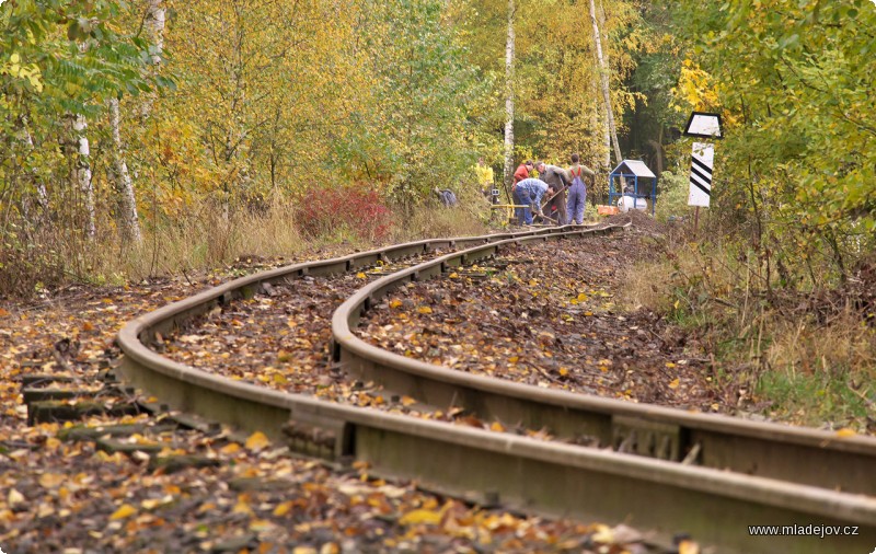 Fotografie Celkový pohled na staveniště, tentokrát od Vekslu.