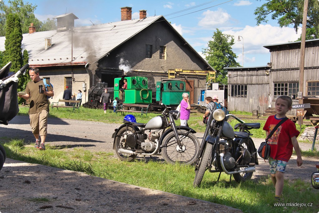 Fotografie Vystavené stroje zase z&nbsp;jiné strany. Už podle názvu akce mění exponáty průběžně svá místa a o&nbsp;zajímavé fotopohledy není nouze celý den.