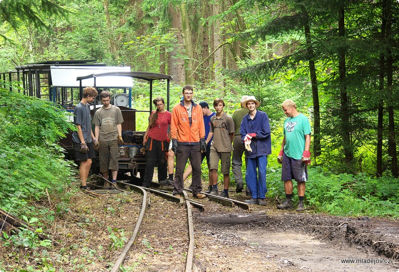 Fotografie Další den už hlavní parta vyráží vzhůru na Hřebeč.