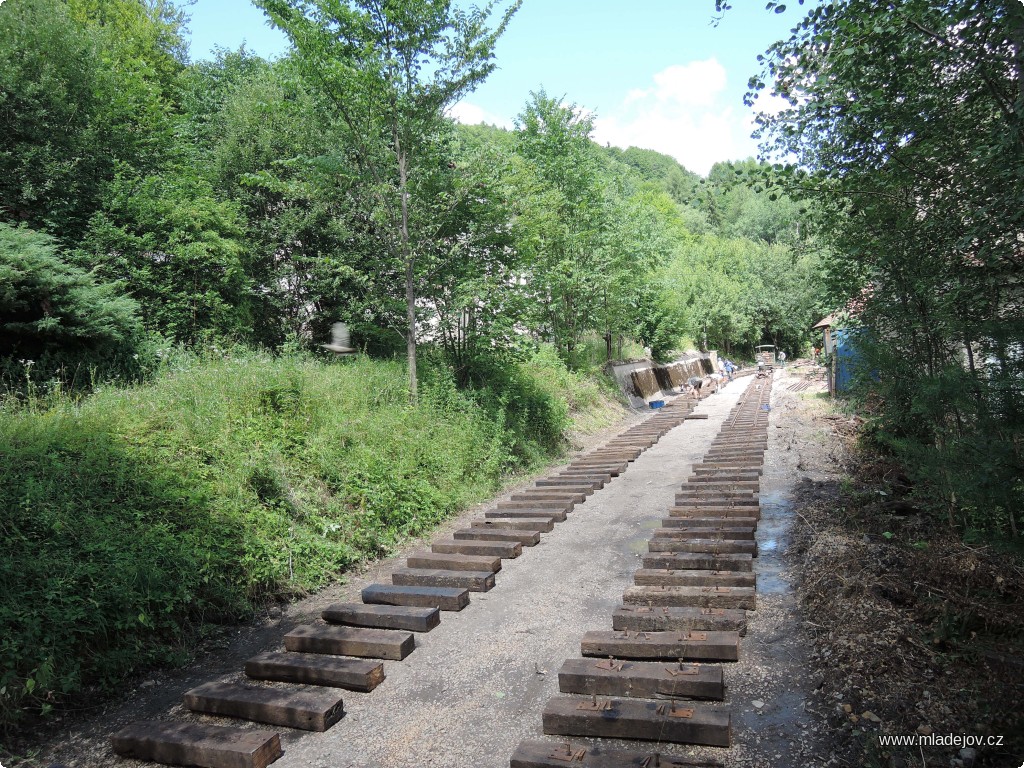 Fotografie … a směrem od štoly.