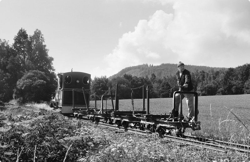 Fotografie Ke každému mladějovskému fotovlaku patří i brzdař.