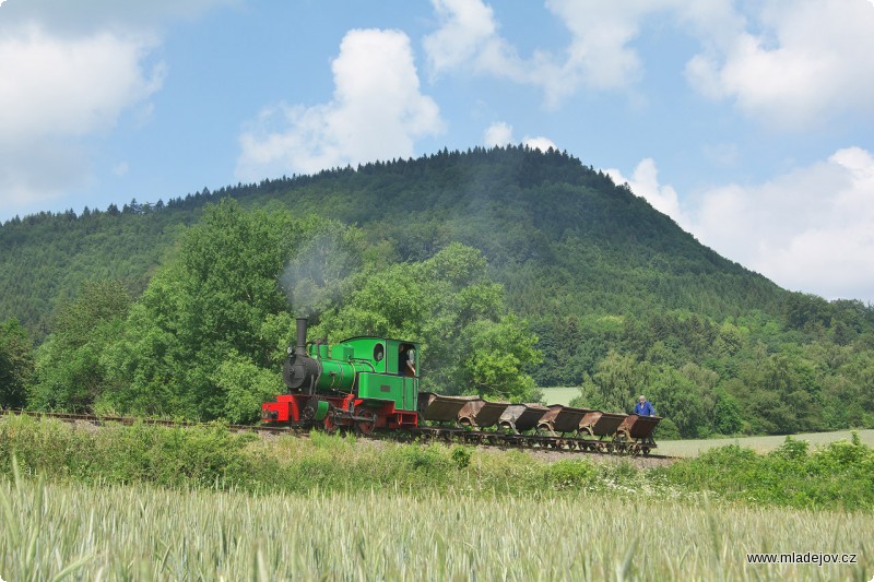 Fotografie Zátiší s&nbsp;Henšlíkem a kiplorami pod vrchem Mirand.