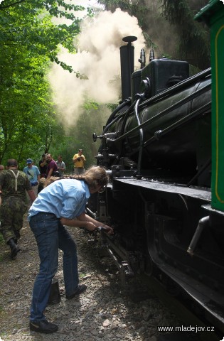 Fotografie Pravidelné mazání na Vekslu.