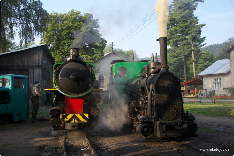 Fotografie Dnešek je opět dnem, kdy se na trať podívají obě parní krásky.