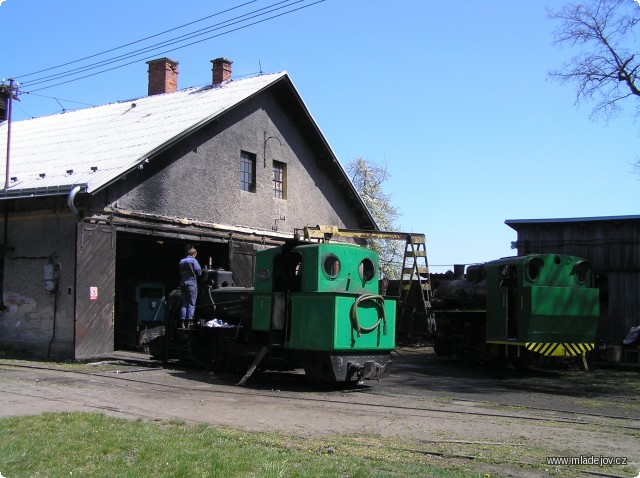 Fotografie … i lokomotiva Krauss Linz č. 1.