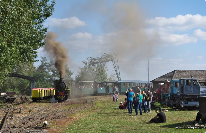 Fotografie Vlak po skončení kavalkády je připraven k&nbsp;odjezdu.