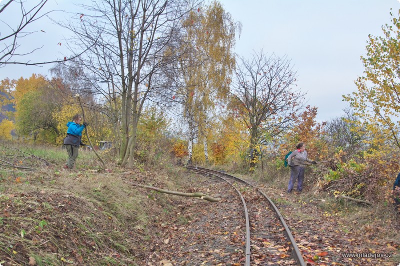 Fotografie Oblouk pod lanovkou vyžadoval větší zásah, aby trať v&nbsp;létě nepřipomínala zelený tunel.