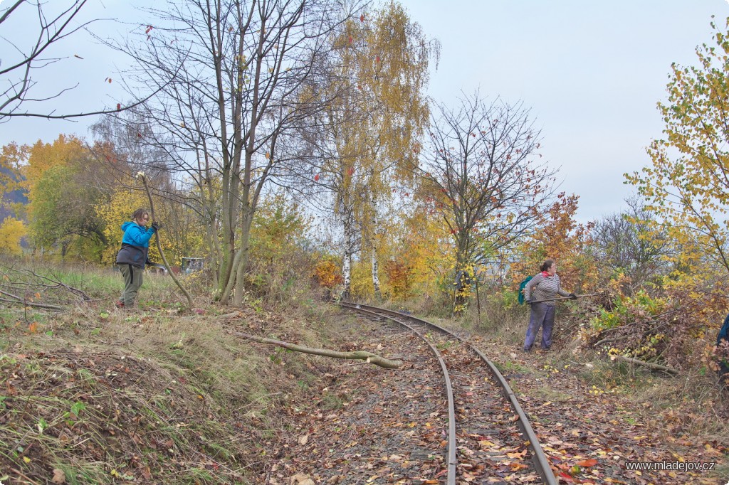 Fotografie Oblouk pod lanovkou vyžadoval větší zásah, aby trať v&nbsp;létě nepřipomínala zelený tunel.