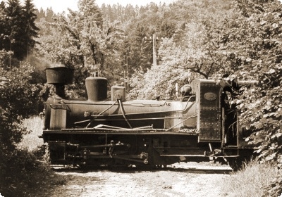 70. léta: lokomotiva č. 5. Zdroj: Archiv PMM